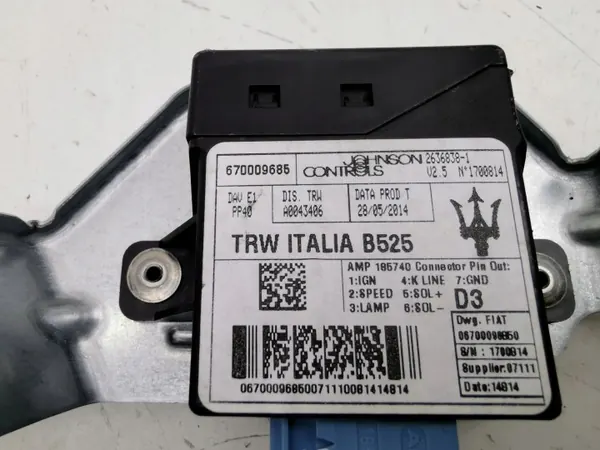 Module direction assistée Maserati Ghibli 2014 OEM 670009685 image 8