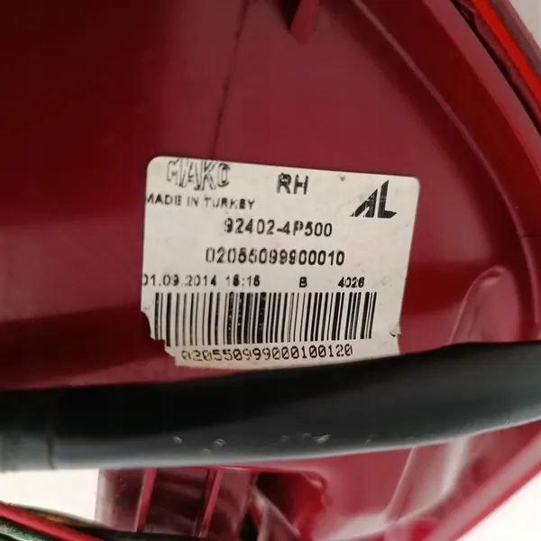 Lámpara trasera derecha Hyundai i20 I Lift 2012-2014 92402-4P500 image 7
