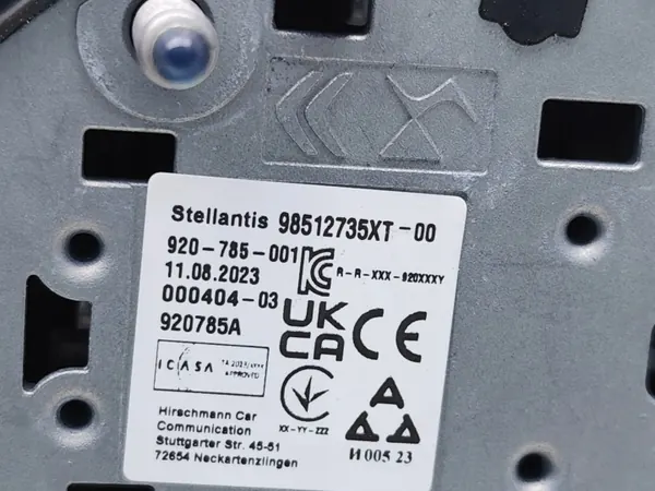 Antenne radio OEM 98512735XT pour Peugeot 2008 SUV image 7