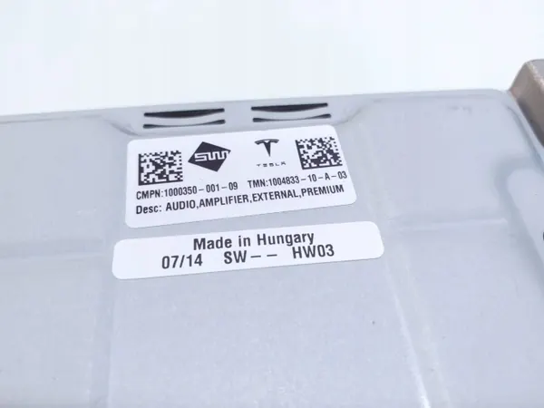 Tesla OEM 1004833-10-A-03 Ampli Audio Model S 12-16 image 3