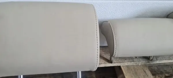 Appuie-tête arrière Audi A6 C6 OEM 4F0885973T Cuir Beige image 4