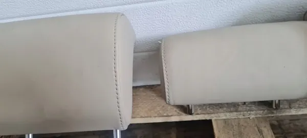 Appuie-tête arrière Audi A6 C6 OEM 4F0885973T Cuir Beige image 5