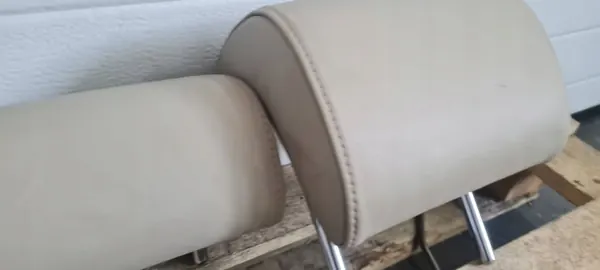 Appuie-tête arrière Audi A6 C6 OEM 4F0885973T Cuir Beige image 7