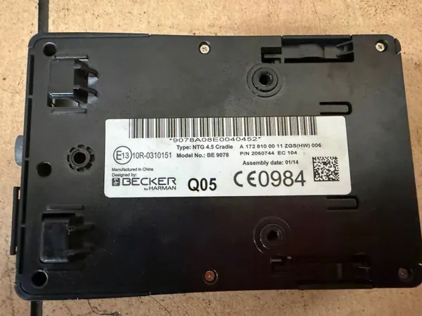 Becker navigeringsmodul OEM A1669000609 Mercedes image 4