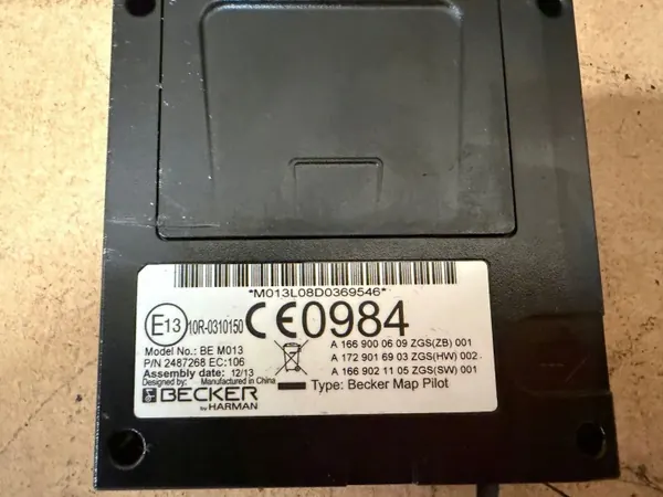 Becker navigeringsmodul OEM A1669000609 Mercedes image 7