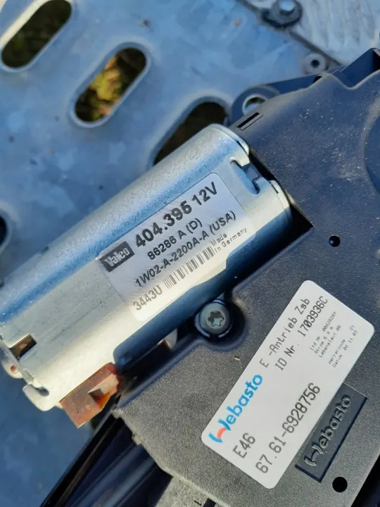 Motor de techo solar BMW OE 189szybe46comp E46 Compact image 6