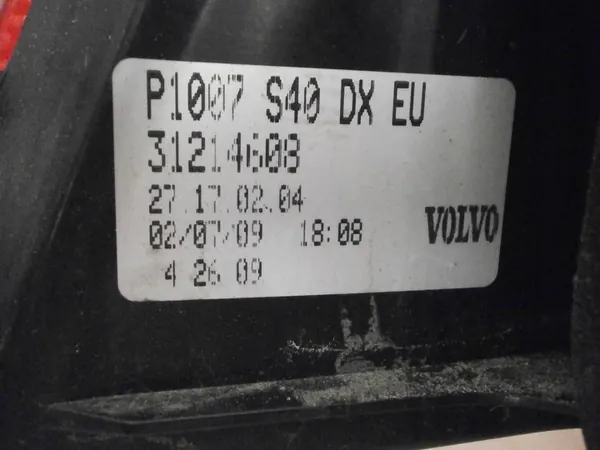 Lámpara trasera derecha para Volvo S40 2009 image 3