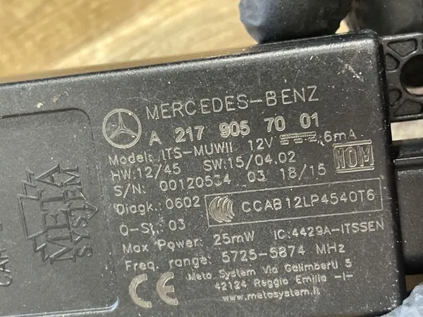 Mercedes Keyless-modul OEM A2179057001 - Begagnad image 4
