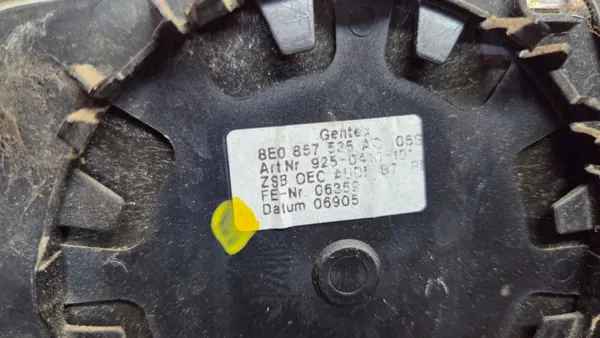 OEM 8E0857536AC Oikea peililasi Audi A6 C6 image 4