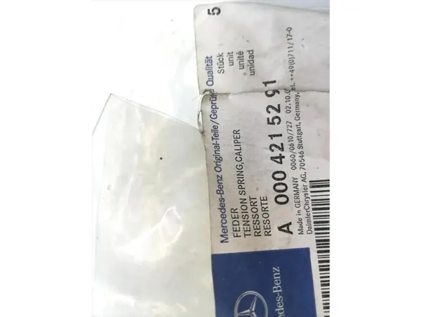 Ressort d'étrier de frein arrière Mercedes-Benz OEM A0004215291 image 10