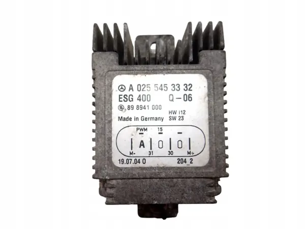 Controlador Módulo Ventilador OEM A 025 545 33 32 Usado image 2