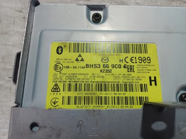 Mazda 3 III BM GPS-navigointimoduuli OEM BHS3669C0 image 4