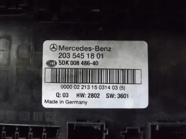 Módulo SAM Mercedes Classe C W203 2035451801 image 9