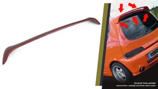Fiat Seicento takaspoileri OEM KD1191 - Käytetty image 2