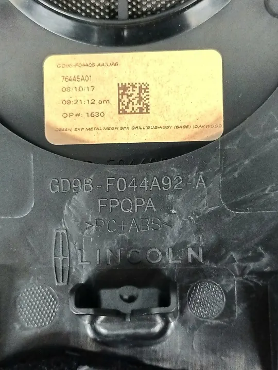 Lincoln Continental radiolist OEM GD9BF044A92A - Begagnad image 4