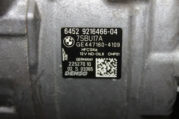 Compressore A/C BMW F30 F10 F15 2.8D 2.0i 3.0D - 9216466 image 5