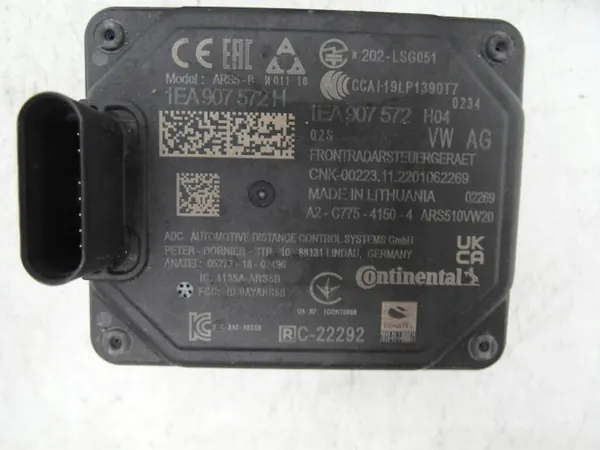 VW OEM 1EA907572H Tutkasensori Moduuli Käytetty image 3