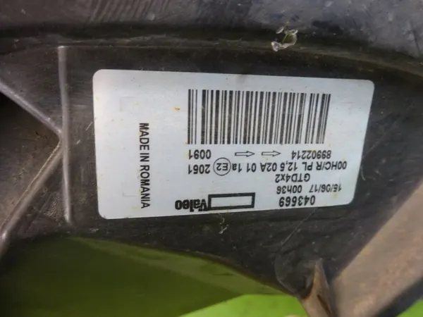 Phare avant gauche OEM 043569 pour Renault Kangoo image 5