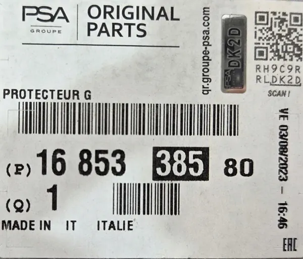 Garniture d'aile arrière gauche Opel Movano C Boxer 3 Jumper III OE image 3