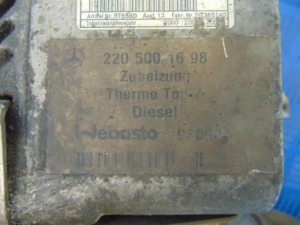 Mercedes Webasto Verwarming OEM 2205001698 - Gebruikt image 7