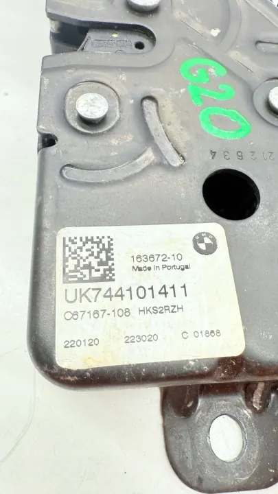 Serrure de coffre BMW G20 Sedan OEM 7441014 7430626 image 7