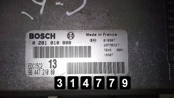 Citroen C5 ECU AM-314779 Malli 2001 image 3