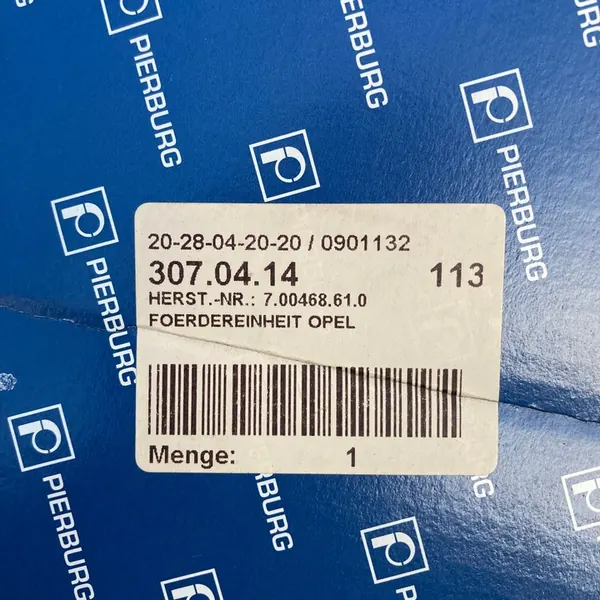 PIERBURG Brandstofpomp voor Opel - OEM 7.00468.61.0 image 7