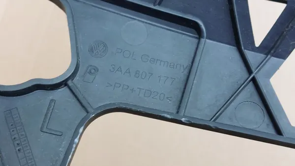 VW Passat B7 Supporto Paraurti Anteriore Sinistro 3AA807177 OEM image 5