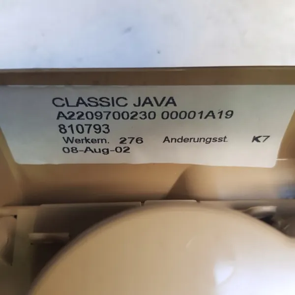 Mercedes S220 W220 tunnelin käsinoja OEM A2209700230 image 4