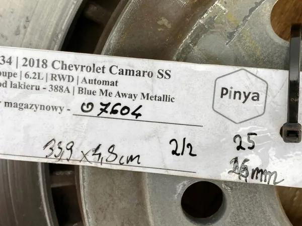 Bremscheibensatz OEM tarczecampi für Camaro SS image 7