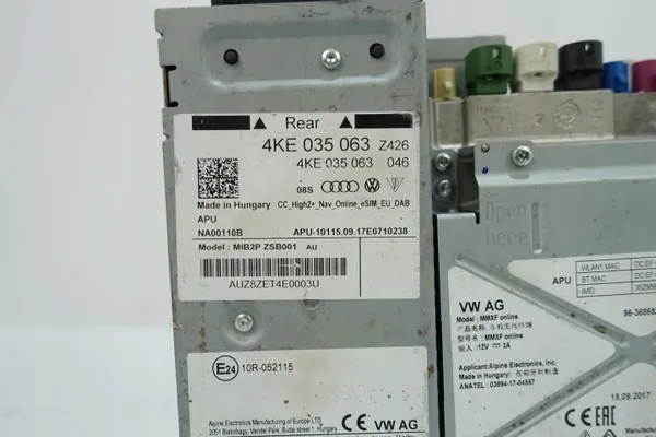 Audi E-Tron MIB2 Navigationsmodul OEM 4KE035063 image 5