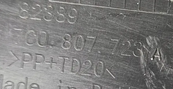 VW CRAFTER II Deslizamento de Para-choque Frontal Esquerdo 7C0807723A image 2