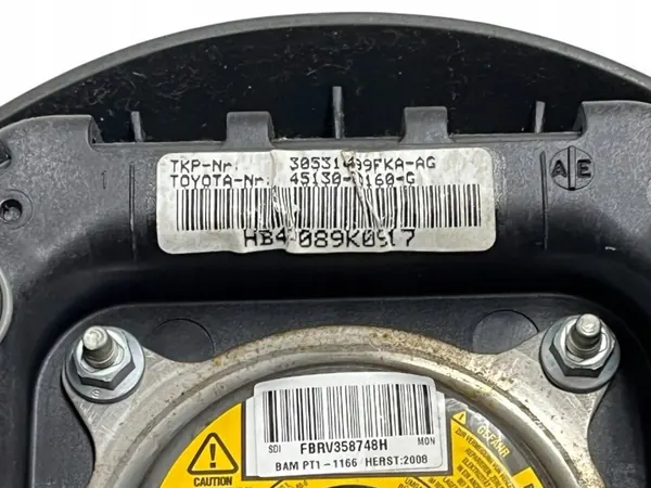Toyota Yaris 2 Airbag OEM 45130-0D160-G Gebruikt image 6