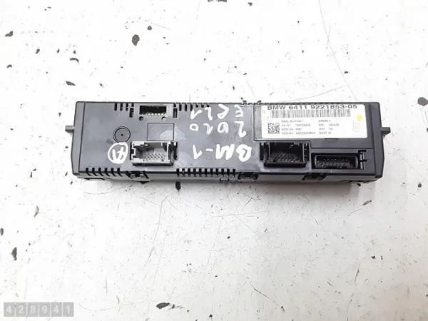 BMW klimaatregelmodule OEM 6411922185305 image 4