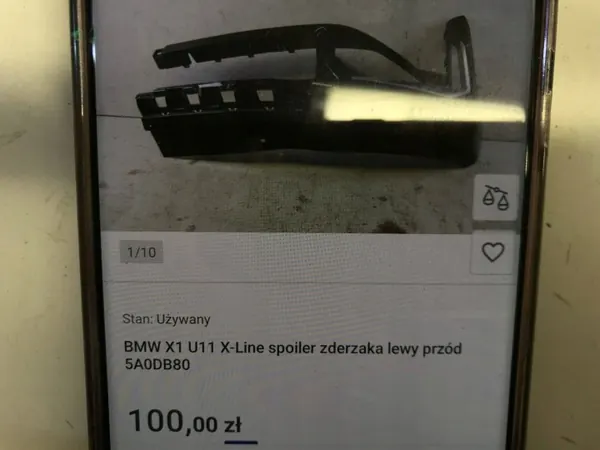 BMW X1 U11 Etupuskuri OEM 5A0DB80 Vasen/Oikea image 10