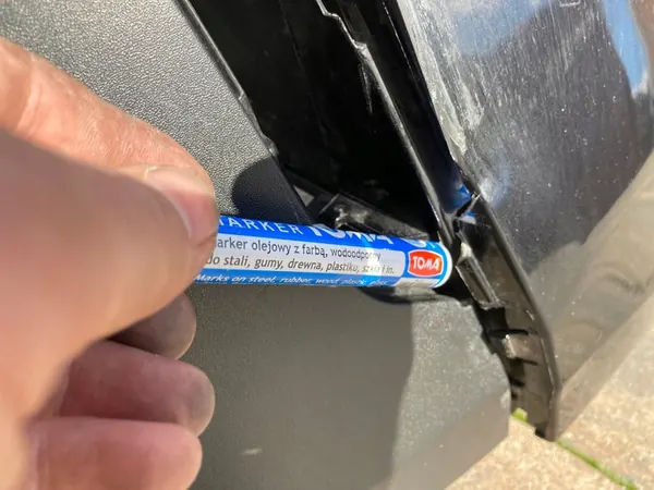 Porsche Macan Bakre Stötfångare Spoiler Svart OE image 8