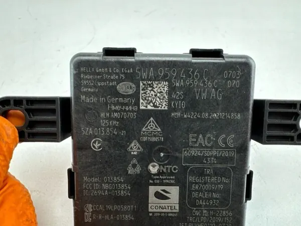 Module sans clé Volkswagen OEM 5WA959436C image 8