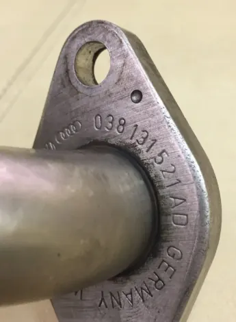 EGR Pipe 1.9 TDI Audi VW Skoda image 3