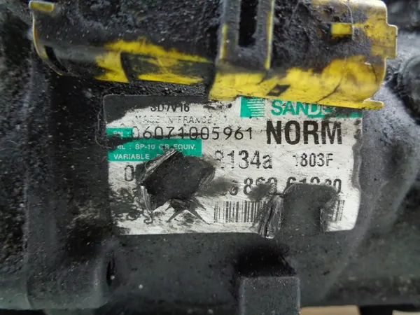 Compresseur de climatisation Citroen Jumpy II Peugeot Expert II 2.0 HDI image 5