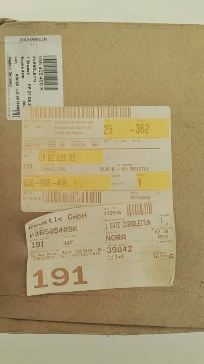 Audi A2 Ignition Wires 036905409k image 3