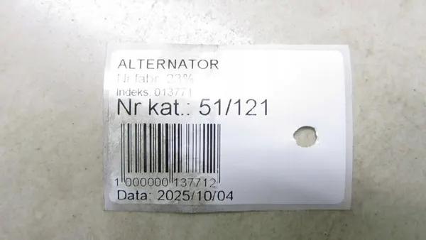 Alternator Volvo XC60 2.4 OE 30659131 image 6