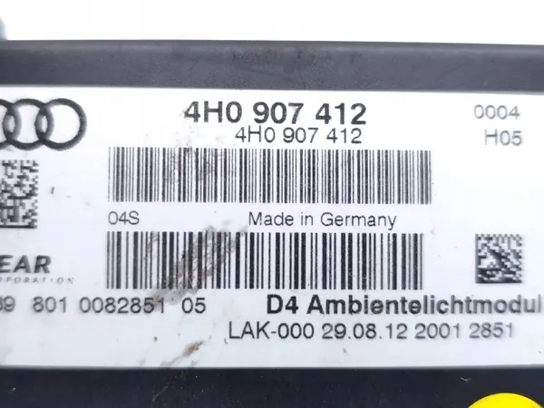 Módulo controle luzes Audi A8 OEM 4H0907412 - Usado image 6
