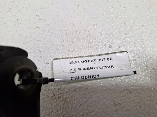 Kylarrubrik Peugeot 307 CC OE 9650116580 image 2