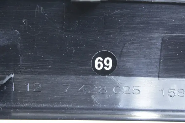 OEM 7428025 Sport Bakre Stötfångarlist Svart Glans BMW image 6