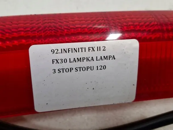 Infiniti FX II Feu Stop OEM BGF5DFG6HUJ23 image 9