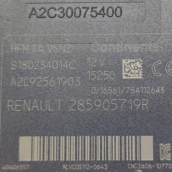 Contacteur d'allumage OEM S180234014C Renault 1.2L image 3