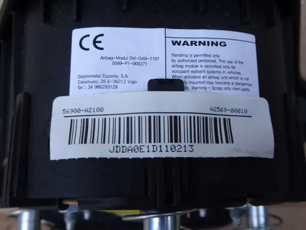 Airbag condutor Kia Ceed II OEM Marwoj881..327 image 8