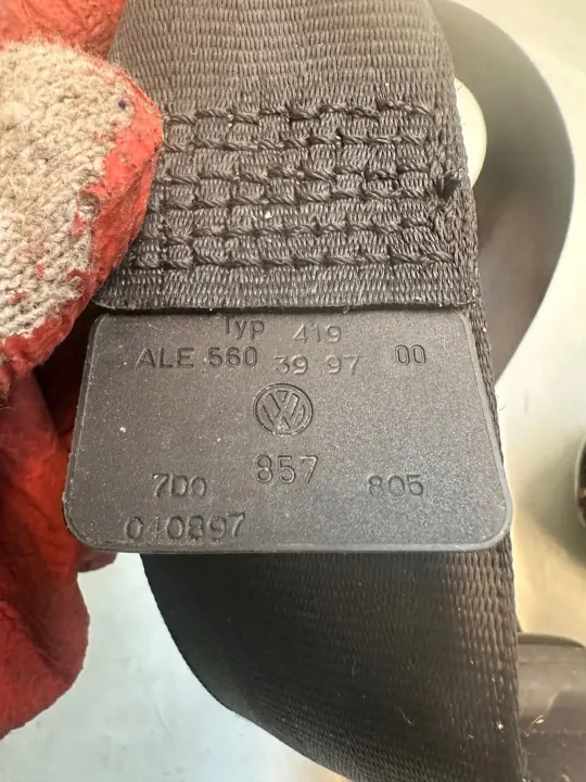 OEM 7D0857805 Vasen Turvavyö Jännittimellä image 5