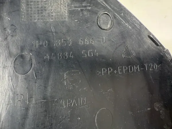 SEAT LEON 2 II LIFT Griglia Paraurti Anteriore Destra 1P0853666D image 3