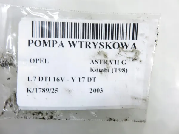 Pompe à injection OEM 8972410270 pour Opel Astra G image 7